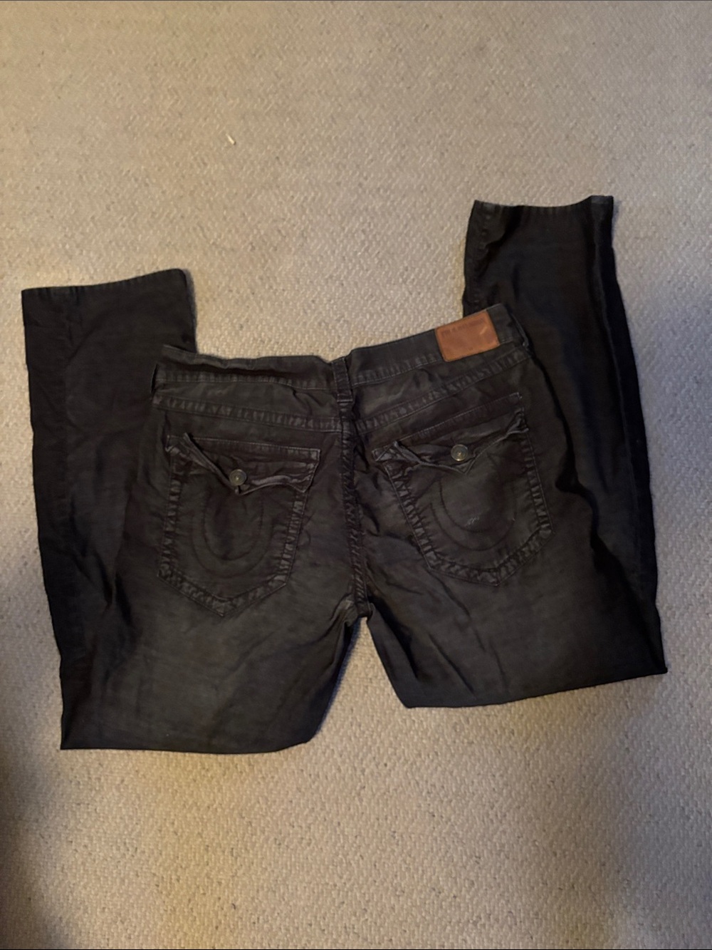 True Religion Black Corduroy Men's Pants